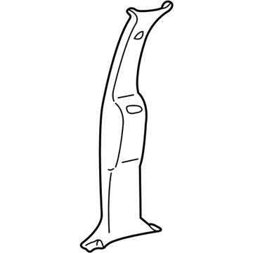 Chevy 15180918 Lock Pillar Trim