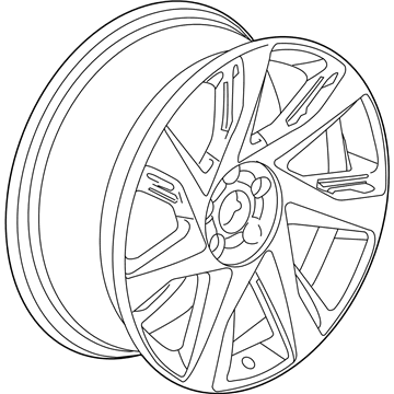 Cadillac 23445940 Wheel, Alloy