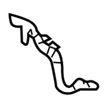 GM 22726098 Recline Lever, Front Passenger Side 22726098 GM Recline Lever, Front Passenger Side Illustration 1 of 1