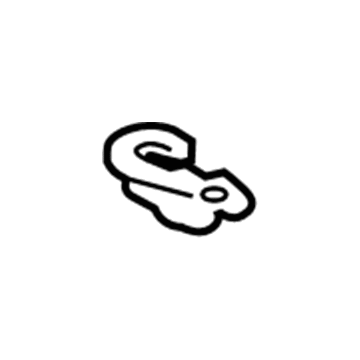 GM 20907786 Floor Cover Hook, Black, Rear 20907786 GM Floor Cover Hook, Black, Rear Illustration 1 of 1
