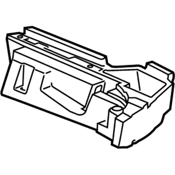 GM 20813509 Storage Compart, Rear Driver Side 20813509 GM Storage Compart, Rear Driver Side Illustration 1 of 1