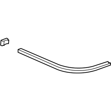 GM 20977578 Rail, Rear Driver Side 20977578 GM Rail, Rear Driver Side Illustration 1 of 1
