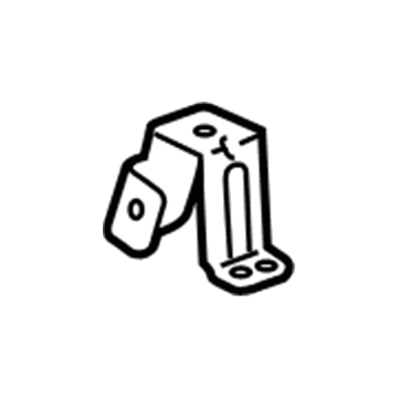 GM 25876274 Storage Compart Lower Bracket, Rear Passenger Side 25876274 GM Storage Compart Lower Bracket, Rear Passenger Side Illustration 1 of 1