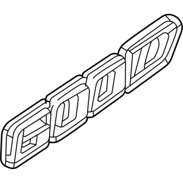 GM 84740917 Nameplate 84740917 GM Nameplate Illustration 1 of 1