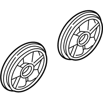 Chevy Corvette Cooling Fan Assembly - 22098787