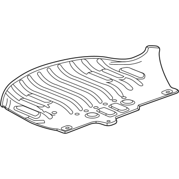 GM 86513096 Shield, Cross Member 86513096 GM Shield, Cross Member Illustration 1 of 1