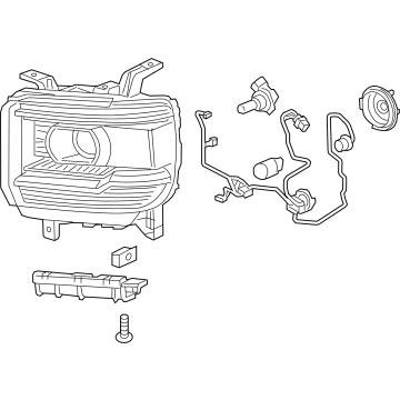 GMC 19433914 Headlamp Assembly