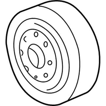 Chevy Silverado 2500 HD Water Pump Pulley - 12556733