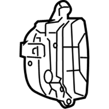 GM 25851691 Radio Switch, Passenger Side 25851691 GM Radio Switch, Passenger Side Illustration 1 of 1