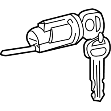 Pontiac Ignition Lock Cylinder - 88969899