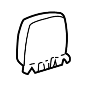 Chevy 12532312 Headrest Cover