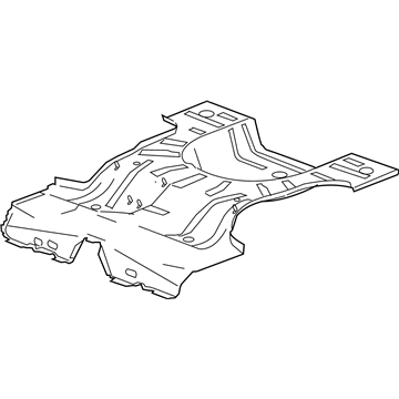 Pontiac 15299684 Rear Floor Pan