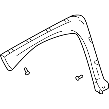 GM 88980061 Wheel Opening Molding 88980061 GM Wheel Opening Molding Illustration 1 of 1