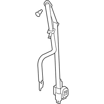 GM 19257682 Lap & Shoulder Belt, Rear Driver Side 19257682 GM Lap & Shoulder Belt, Rear Driver Side Illustration 1 of 1