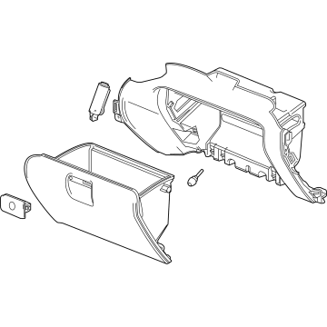 Chevy 85010643 Glove Box Assembly