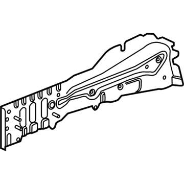 42691505 GM Outer Rail, Passenger Side Illustration 1 of 1