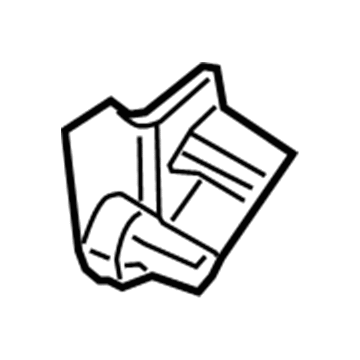 20777593 GM Cowl Grille Outer Seal, Passenger Side Illustration 1 of 1