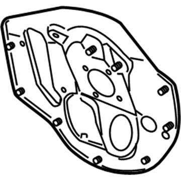 20858565 GM Reinforcement Plate Illustration 1 of 1