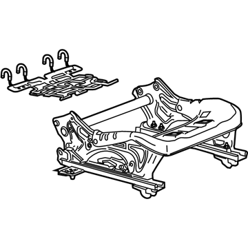 GM 95077952 Cushion Frame 95077952 GM Cushion Frame Illustration 1 of 1