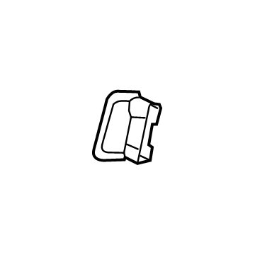GM 84705715 Release Handle, Black, Rear 84705715 GM Release Handle, Black, Rear Illustration 1 of 1