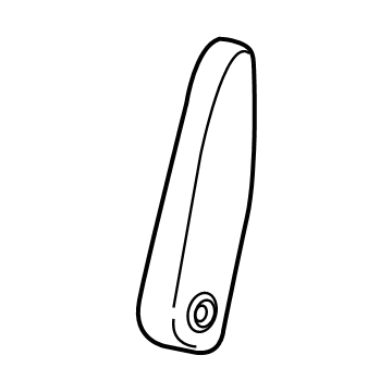 GM 84077691 Armrest, Gray, Passenger Side 84077691 GM Armrest, Gray, Passenger Side Illustration 1 of 1