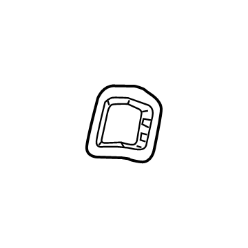 GM 84212258 Handle Bezel, Gray, Rear 84212258 GM Handle Bezel, Gray, Rear Illustration 1 of 1