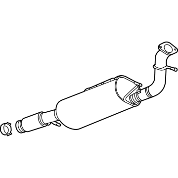 Chevy 85653996 Center Muffler