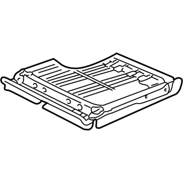 GM 12386321 Seat Frame, Driver Side 12386321 GM Seat Frame, Driver Side Illustration 1 of 1