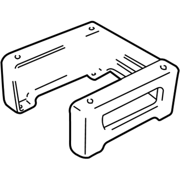 GM 12476698 Pedestal 12476698 GM Pedestal Illustration 1 of 1