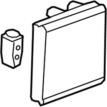 GM 84096254 Evaporator Core 84096254 GM Evaporator Core Illustration 1 of 1