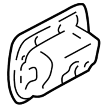 GM 30022044 Fuel Pocket 30022044 GM Fuel Pocket Illustration 1 of 1