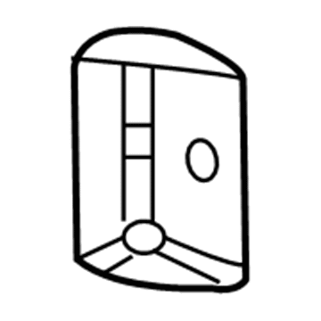 GM 92161360 Fender Center Bracket 92161360 GM Fender Center Bracket Illustration 1 of 1