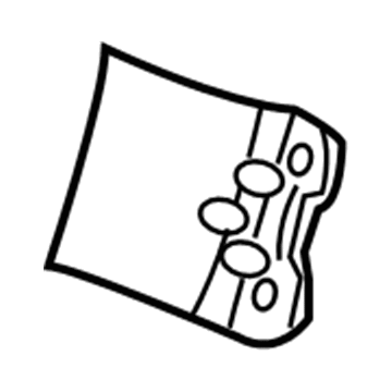 92161361 GM Fender Upper Bracket Illustration 1 of 1