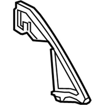 GM 92261551 Baffle Plate 92261551 GM Baffle Plate Illustration 1 of 1