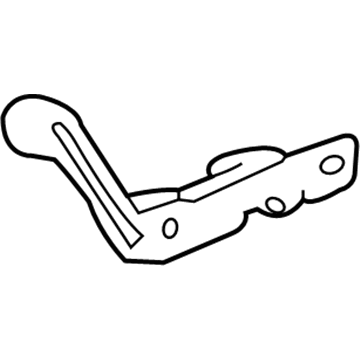 92161363 GM Fender Lower Bracket Illustration 1 of 1