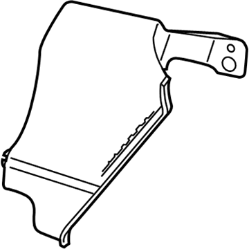 GM 92295825 Side Baffle 92295825 GM Side Baffle Illustration 1 of 1