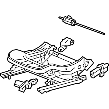 GM 13552472 Frame Assembly-Front Seat Cushion 13552472 GM Frame Assembly-Front Seat Cushion Illustration 1 of 1