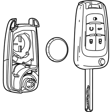 13530738 GM Key Illustration 1 of 1
