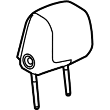 Cadillac 23444517 Headrest