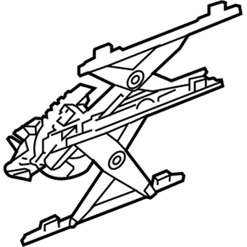 15899052 GM Window Regulator, Front Passenger Side Illustration 1 of 1
