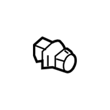 GM 9594433 Wheel Nut Cap 9594433 GM Wheel Nut Cap Illustration 1 of 1