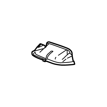 GM 23389705 Water Deflector 23389705 GM Water Deflector Illustration 1 of 1