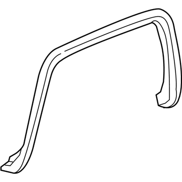 GM 22775552 Wheel Opening Molding, Outer Driver Side 22775552 GM Wheel Opening Molding, Outer Driver Side Illustration 1 of 1
