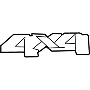GM 84297543 Decal, Outer 84297543 GM Decal, Outer Illustration 1 of 1
