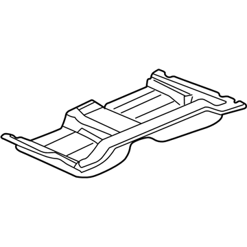 25715138 GM Carpet, Rear Illustration 1 of 1