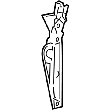 19210260 GM Window Regulator, Rear Passenger Side Illustration 1 of 1