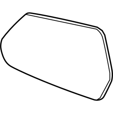 84639829 GM Mirror Glass, Rear Driver Side Illustration 1 of 1