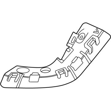 GM 86512504 Bracket, Tail Lamp Mounting 86512504 GM Bracket, Tail Lamp Mounting Illustration 1 of 1