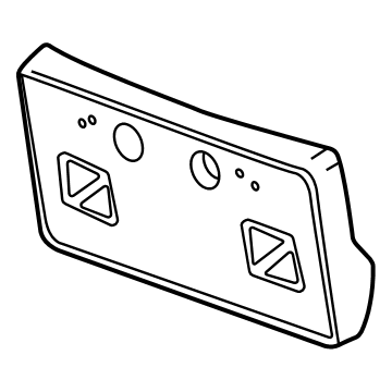 GMC 86549866 License Bracket
