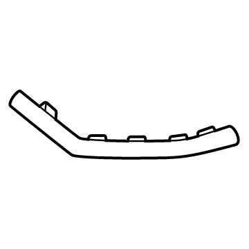 GM 86567317 Fascia, Front And Rear Bumper/Fascia Face 86567317 GM Fascia, Front And Rear Bumper/Fascia Face Illustration 1 of 1
